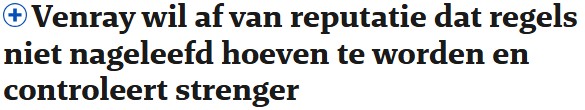 Venray wil af van reputatie